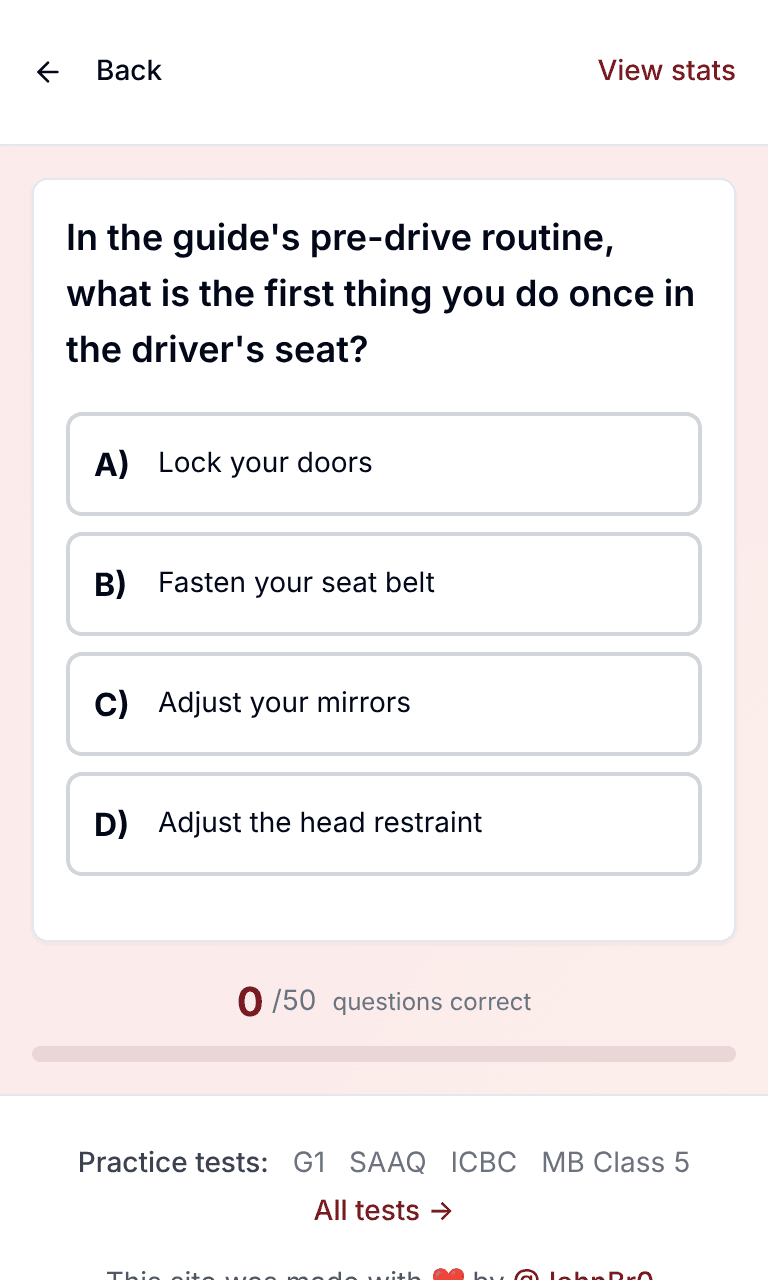 Tigertest Class 7 practice test training mode on mobile