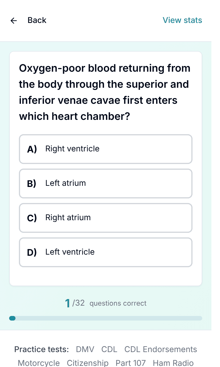 TigerTest CCMA practice test training mode on mobile